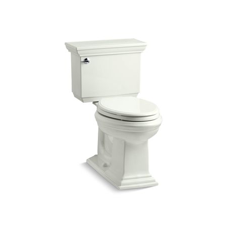 Memories Stately Comfort Height Collection K-3817-NY 1.28 GPF Floor Mounted Two Piece Elongated Bowl Toilet with Left Hand Trip Lever - No Seat in -  Kohler, K3817NY